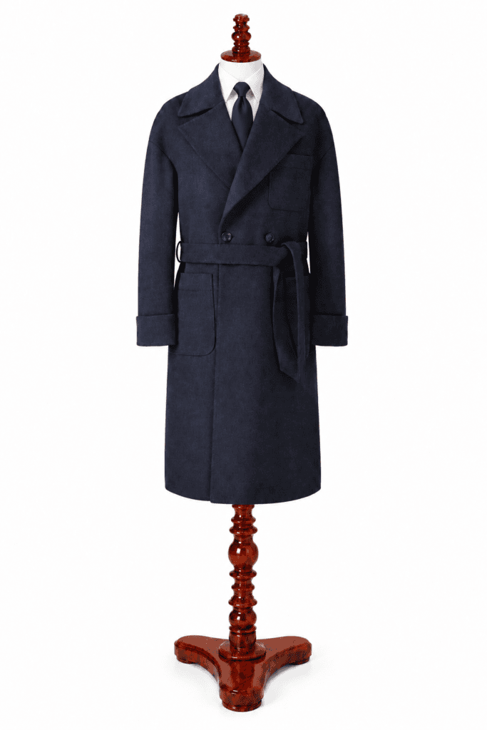 Wool-Cashmere-Silk Overcoat