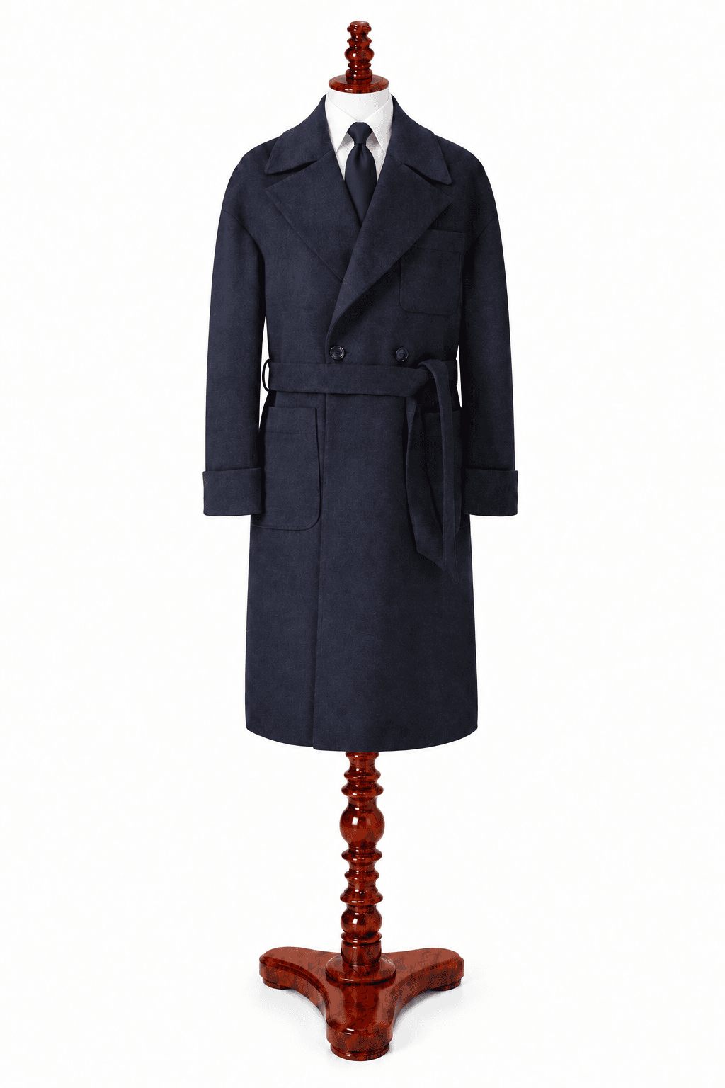 Wool-Cashmere-Silk Overcoat