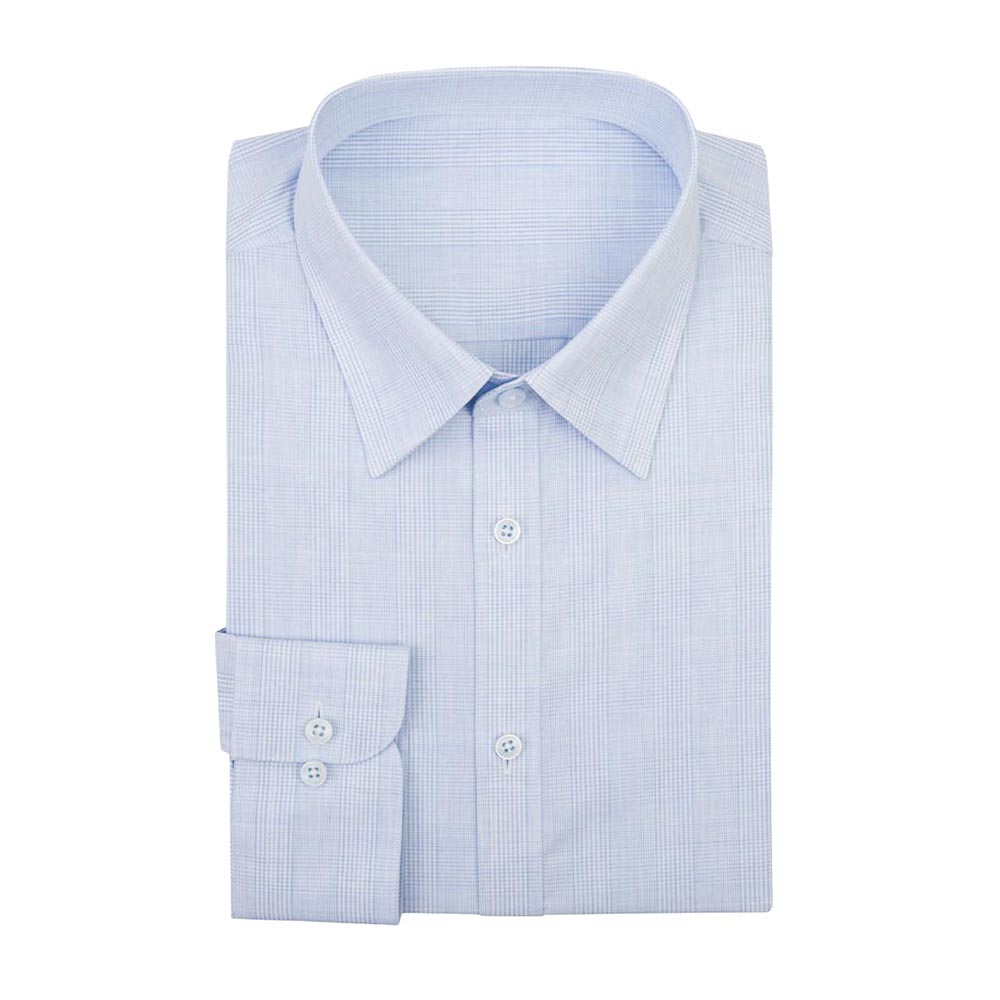 Pale Blue Check Shirt