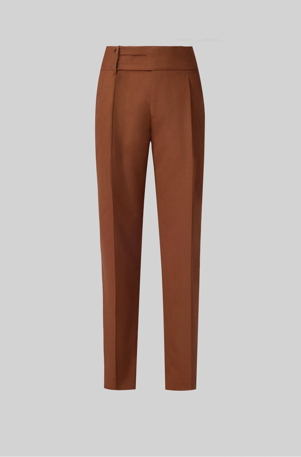 Rust Stretch Corduroy Trousers