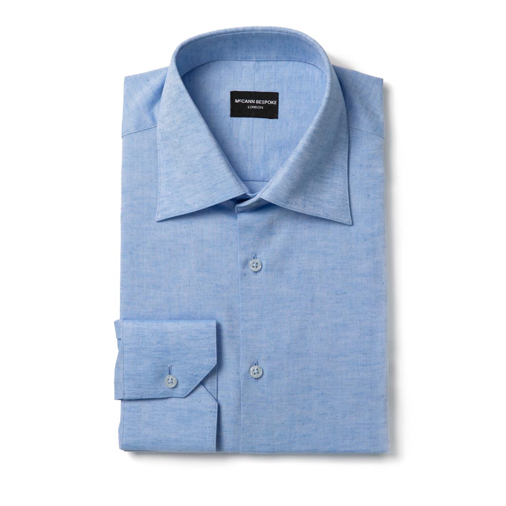 Sky Blue Linen Shirt