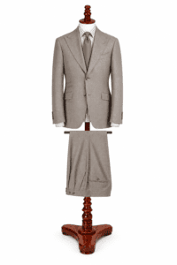 Light Brown Single Breasted Suit