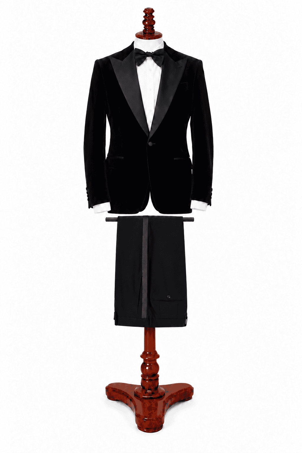 Black Velvet Peak Lapel Tuxedo