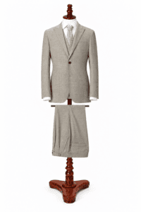Light Grey U-Series Three-Piece Suit