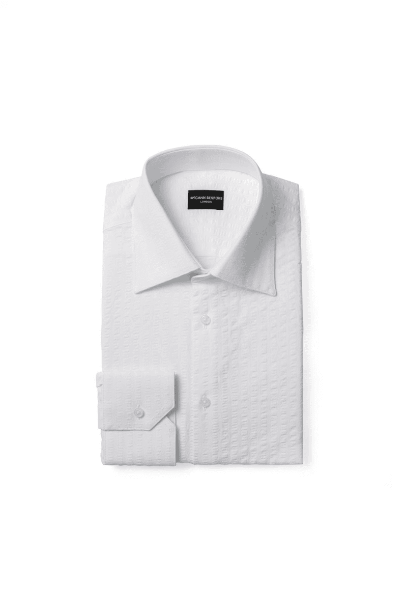 White Seersucker Shirt