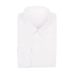 White Pointed Collar Shirt