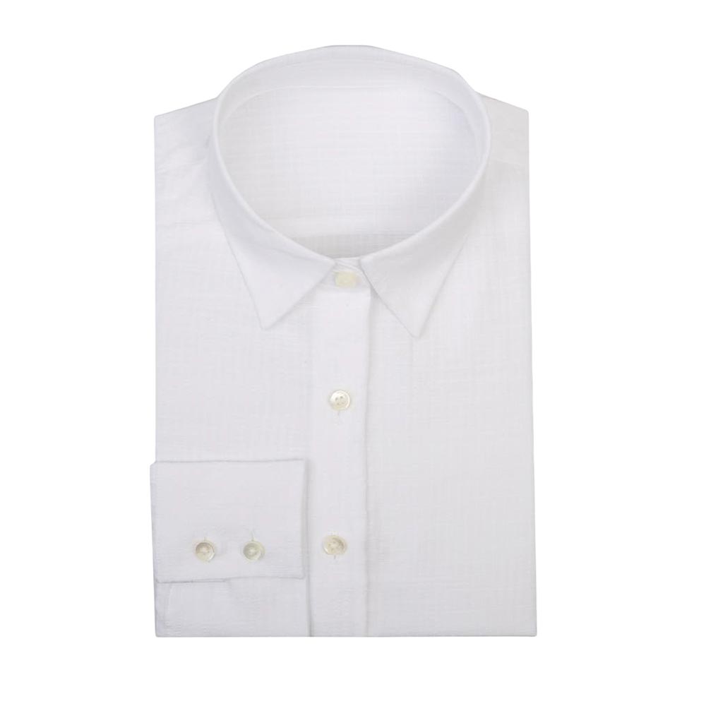 White Small Collar Shirt