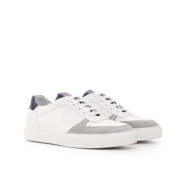 White Suede Top Trainer