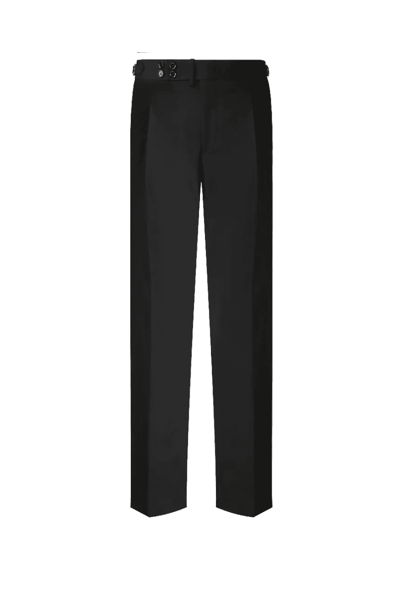 Black Wool Trousers