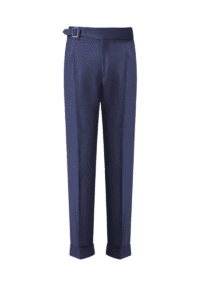 Navy Flannel Trousers