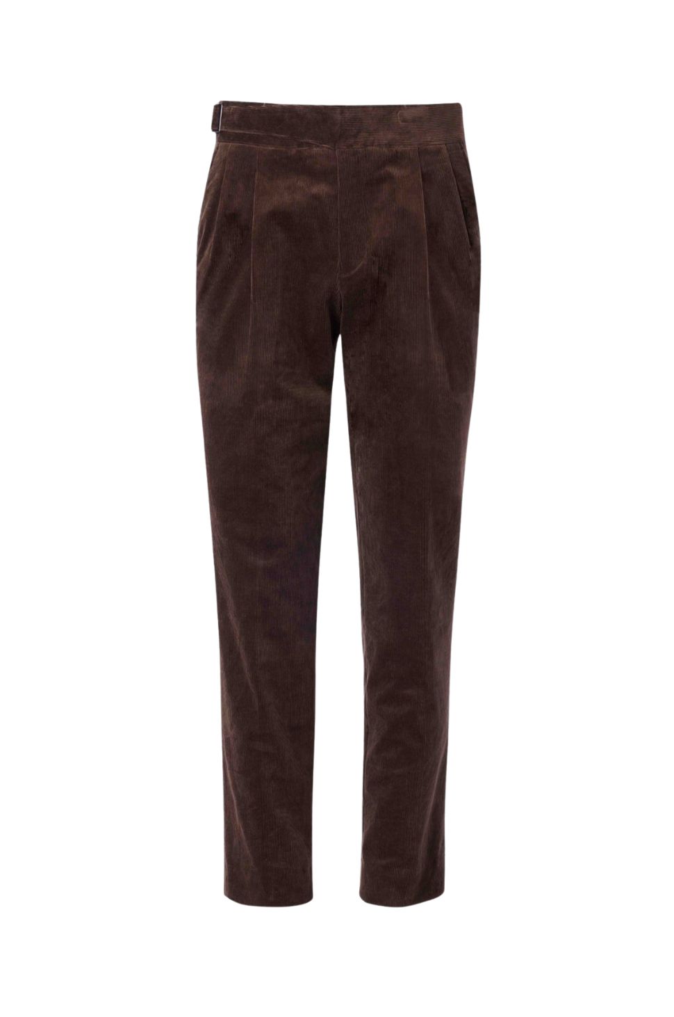 Brown Stretch Corduroy Trousers
