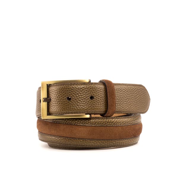 Mid Brown & Olive Belt