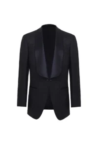 Black Jacquard Shawl Collar Dinner Jacket